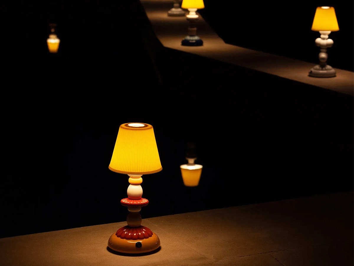 LLADRO Lotus Firefly Lamp / リヤドロ ロータス ファイヤーフライ ランプ （ライト・照明 > テーブルランプ） 12