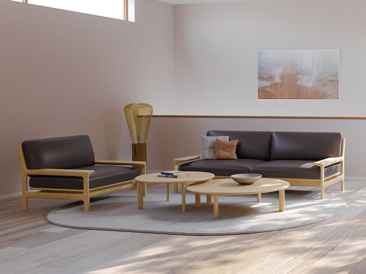 YUKAR LUX / ユカラ ラックス リビング 丸テーブル 直径85cm （テーブル > ローテーブル・リビングテーブル・座卓） 6