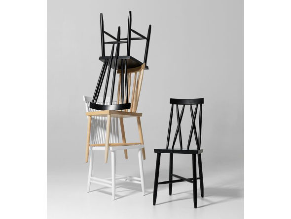 Family Chairs(ファミリーチェアー）「4」2脚セット・ブラック DESIGN 