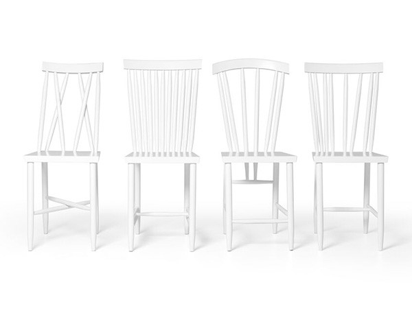Design House Stockholm Family Chairs White / デザインハウスストックホルム ファミリー チェア ホワイト （チェア・椅子 > ダイニングチェア） 1