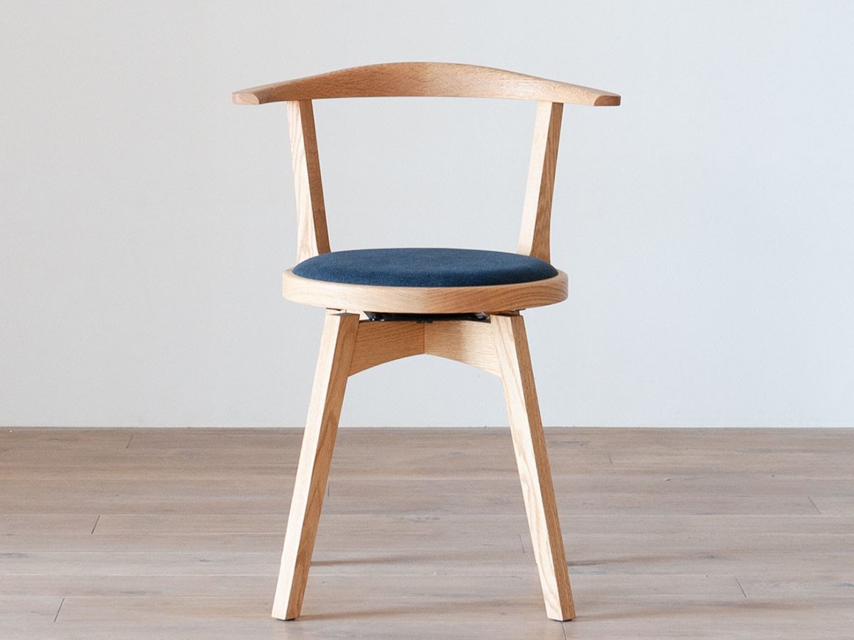 HIRASHIMA AGILE Round Chair / ヒラシマ アジレ ラウンドチェア（張座） （チェア・椅子 > ダイニングチェア） 3