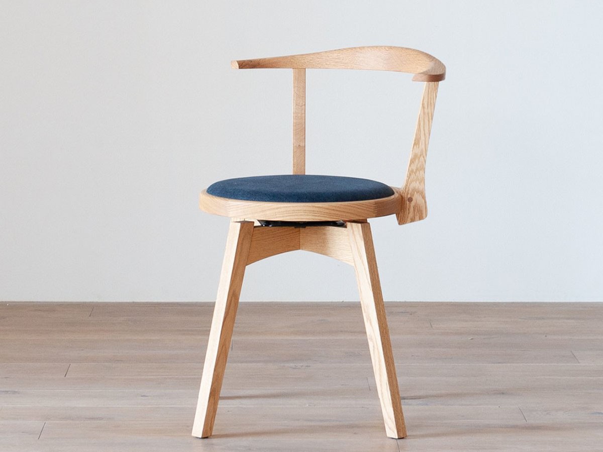 HIRASHIMA AGILE Round Chair / ヒラシマ アジレ ラウンドチェア（張座） （チェア・椅子 > ダイニングチェア） 1