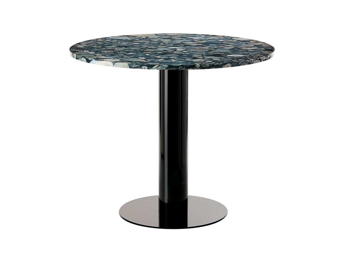 Tom Dixon. Tube Base + Pebble Marble Top Round 900 / トム・ディクソン チューブ ベース + ペブルマーブルトップ ラウンド 900 （テーブル > ダイニングテーブル） 1