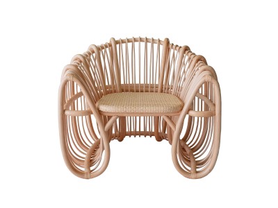 SHIKADA SHITSURAI RATTAN KK Series Lounge Chair / シカダ シツライ