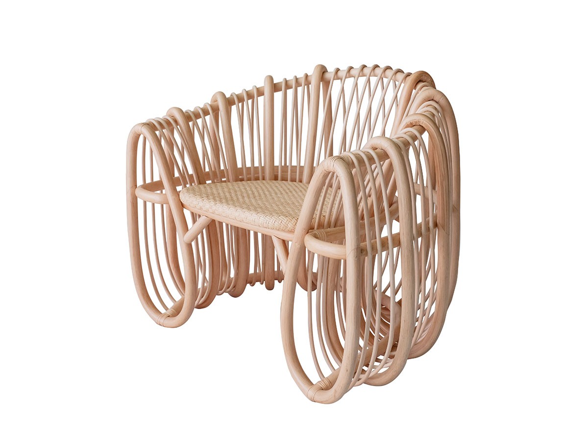 SHIKADA SHITSURAI RATTAN KK Series Lounge Chair / シカダ シツライ ラタン 隈研吾シリーズ ラウンジチェア （チェア・椅子 > ラウンジチェア） 23