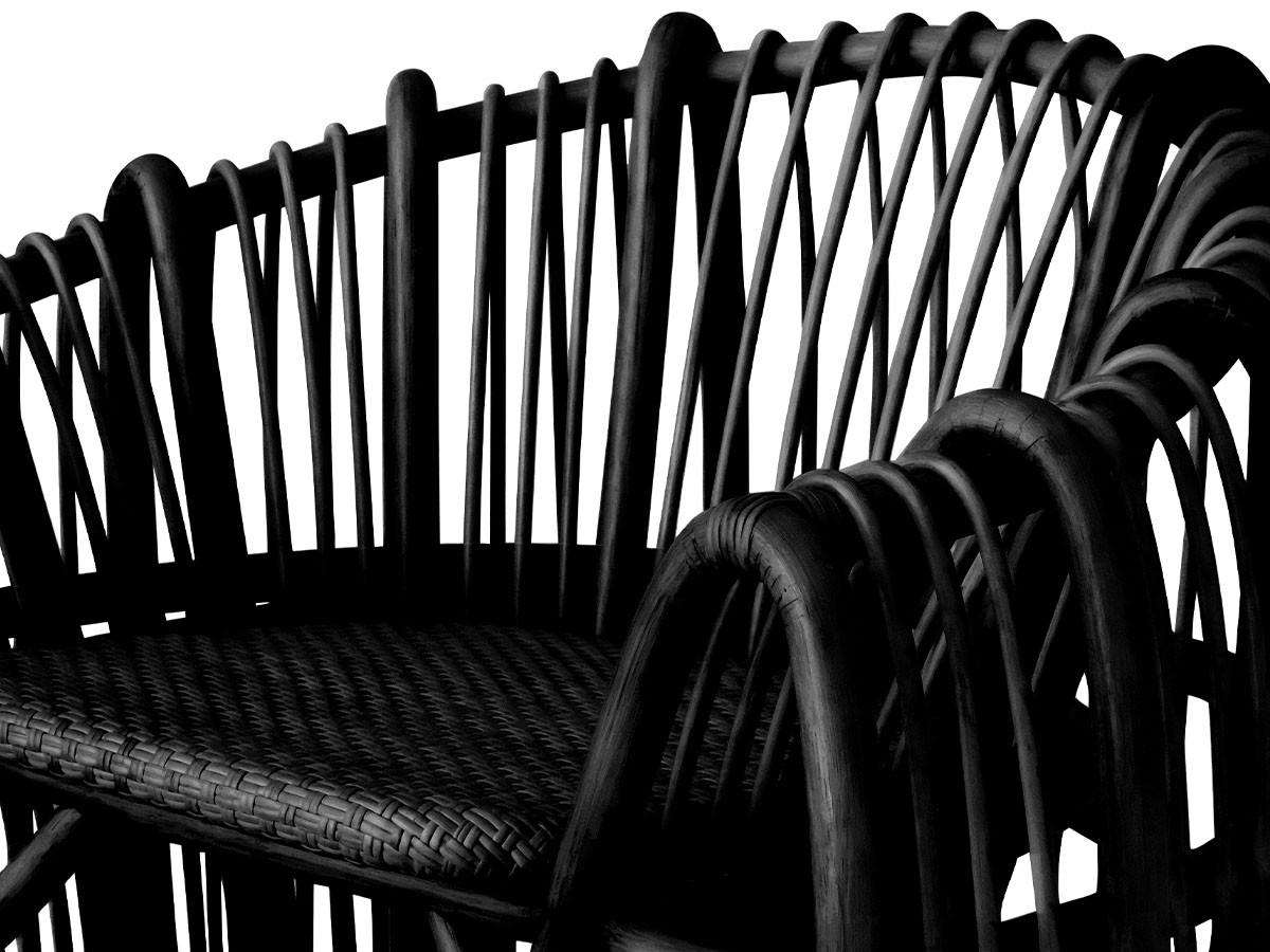 SHIKADA SHITSURAI RATTAN KK Series Lounge Chair / シカダ シツライ ラタン 隈研吾シリーズ ラウンジチェア （チェア・椅子 > ラウンジチェア） 31