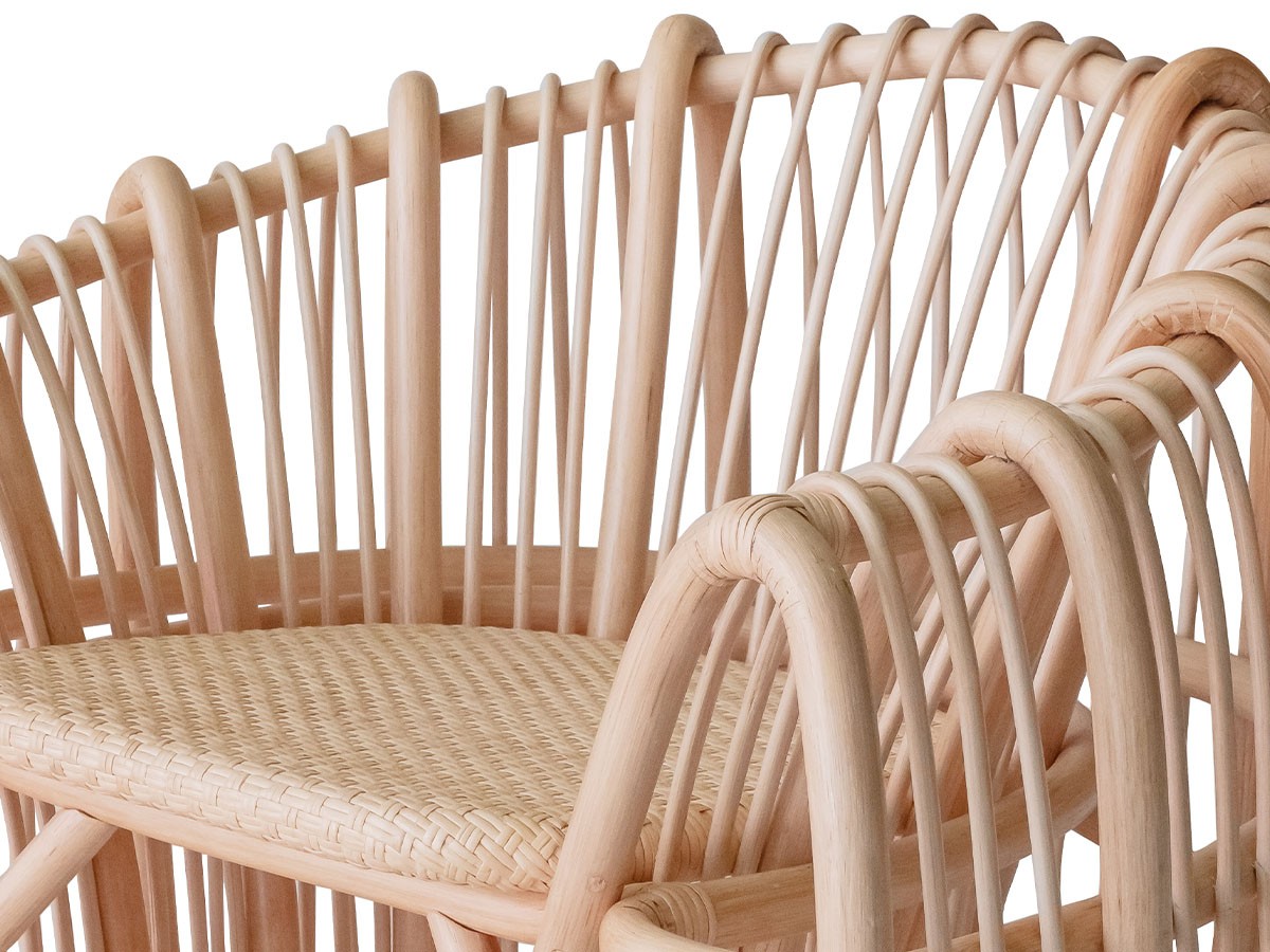 SHIKADA SHITSURAI RATTAN KK Series Lounge Chair / シカダ シツライ ラタン 隈研吾シリーズ ラウンジチェア （チェア・椅子 > ラウンジチェア） 26