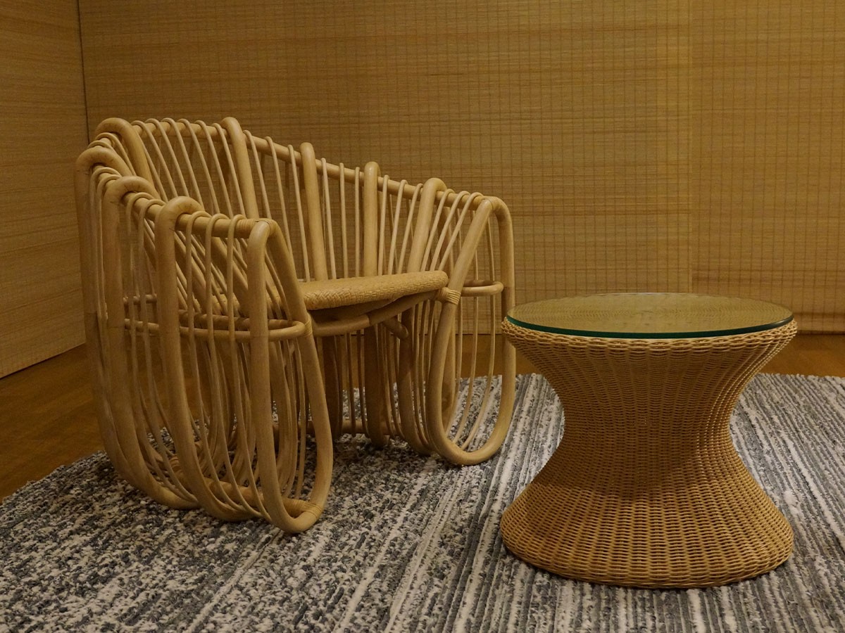 SHIKADA SHITSURAI RATTAN KK Series Lounge Chair / シカダ シツライ ラタン 隈研吾シリーズ ラウンジチェア （チェア・椅子 > ラウンジチェア） 9