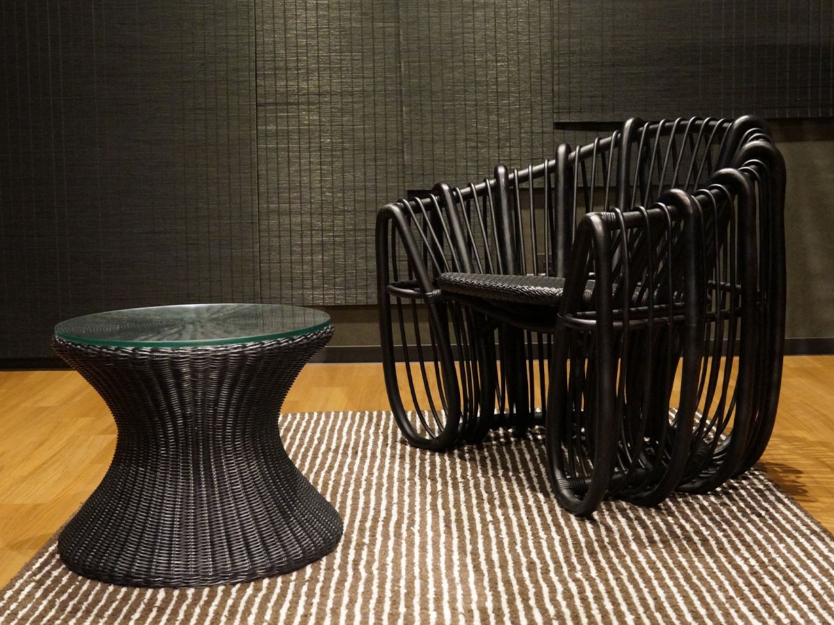 SHIKADA SHITSURAI RATTAN KK Series Lounge Chair / シカダ シツライ ラタン 隈研吾シリーズ ラウンジチェア （チェア・椅子 > ラウンジチェア） 20