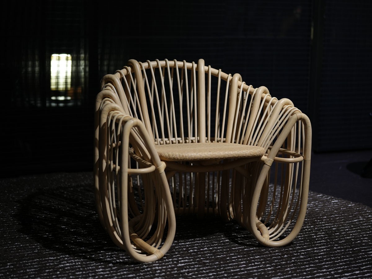SHIKADA SHITSURAI RATTAN KK Series Lounge Chair / シカダ シツライ ラタン 隈研吾シリーズ ラウンジチェア （チェア・椅子 > ラウンジチェア） 12
