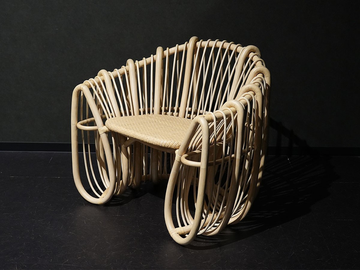 SHIKADA SHITSURAI RATTAN KK Series Lounge Chair / シカダ シツライ ラタン 隈研吾シリーズ ラウンジチェア （チェア・椅子 > ラウンジチェア） 14