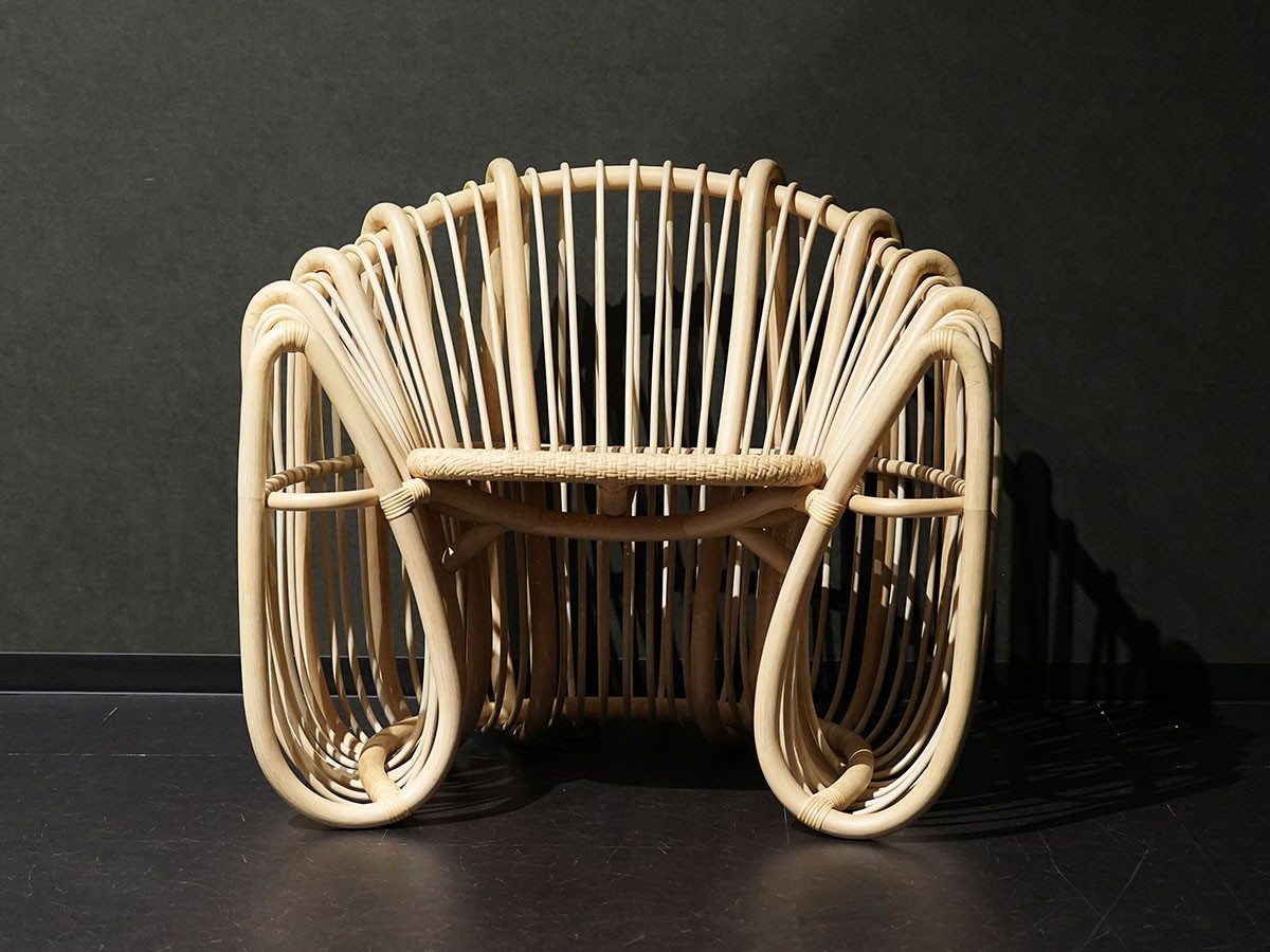 SHIKADA SHITSURAI RATTAN KK Series Lounge Chair / シカダ シツライ ラタン 隈研吾シリーズ ラウンジチェア （チェア・椅子 > ラウンジチェア） 13