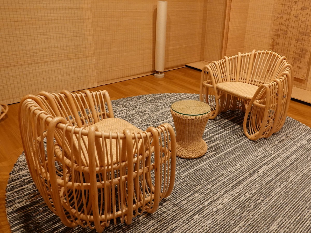 SHIKADA SHITSURAI RATTAN KK Series Lounge Chair / シカダ シツライ ラタン 隈研吾シリーズ ラウンジチェア （チェア・椅子 > ラウンジチェア） 6