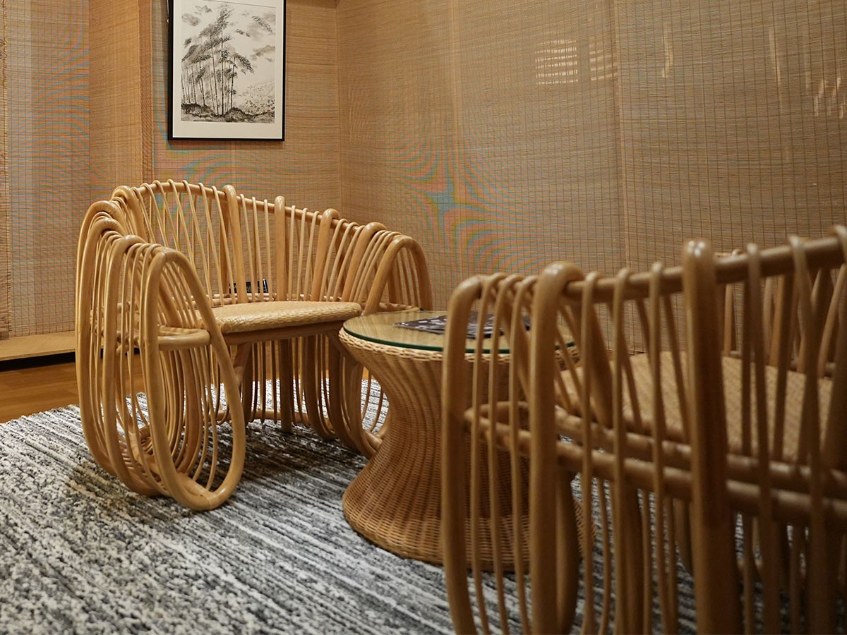 SHIKADA SHITSURAI RATTAN KK Series Lounge Chair / シカダ シツライ ラタン 隈研吾シリーズ ラウンジチェア （チェア・椅子 > ラウンジチェア） 7