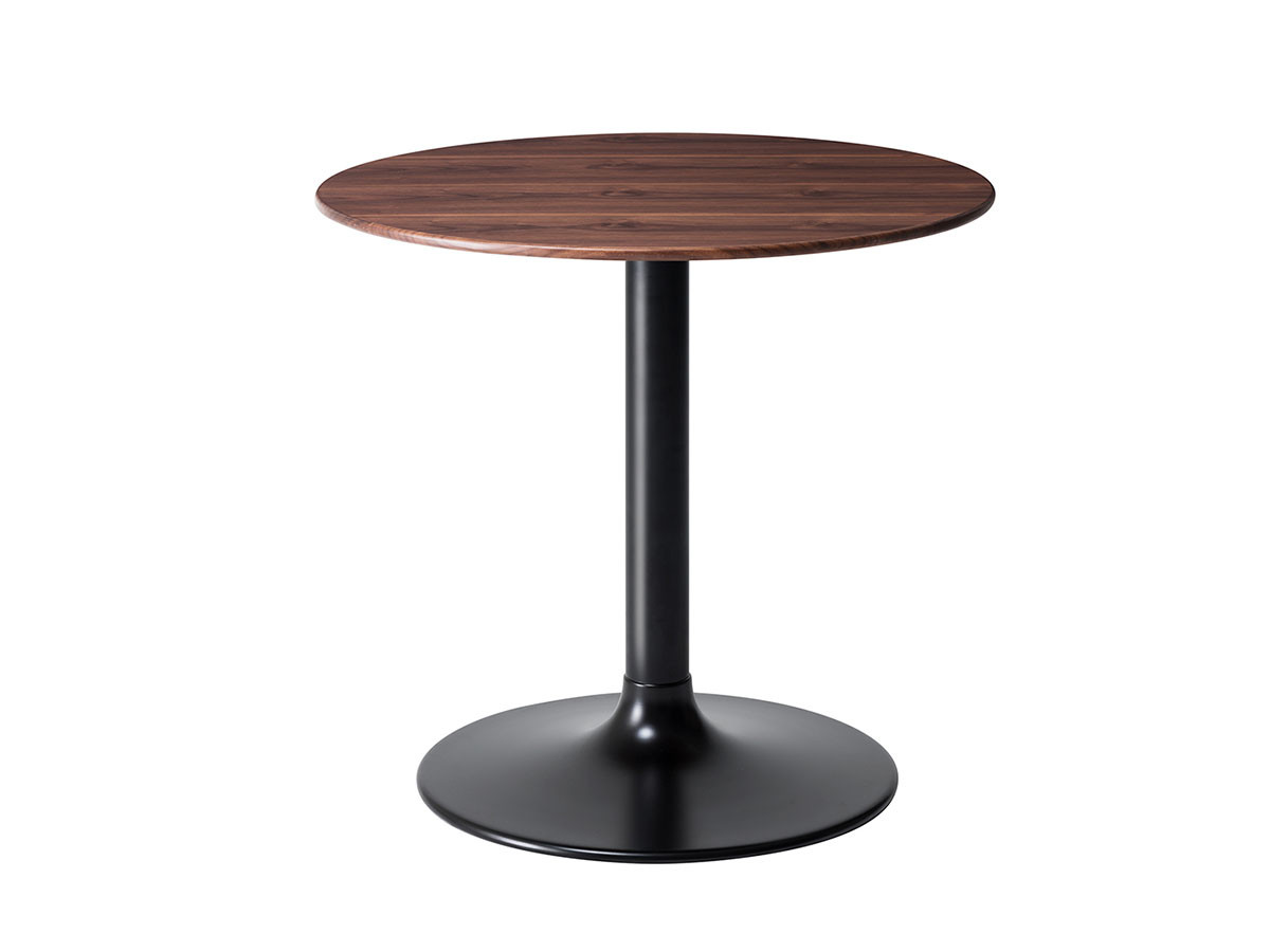 ROUND CAFE TABLE / ラウンド カフェテーブル f58258（ウォールナット / ウレタン塗装） （テーブル > カフェテーブル） 1