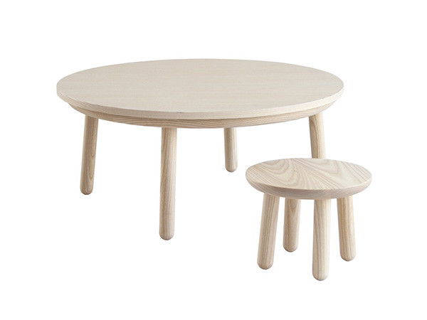 Berceau Low Table φ800 / ベルソー ローテーブル 直径80cm （キッズ家具・ベビー用品 > キッズテーブル・キッズデスク） 2