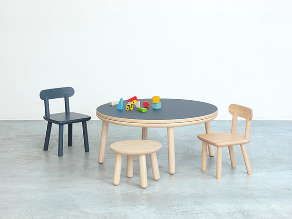 Berceau Low Table φ800 / ベルソー ローテーブル 直径80cm （キッズ家具・ベビー用品 > キッズテーブル・キッズデスク） 3