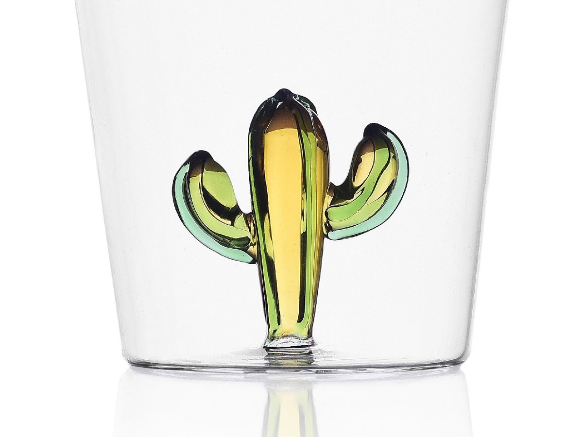ICHENDORF MILANO Desert Plants Tumbler 
Cactus Green-Amber / イッケンドルフ・ミラノ デザートプラント タンブラー 
カクタスグリーンアンバー 350ml （食器・テーブルウェア > タンブラー・グラス） 2