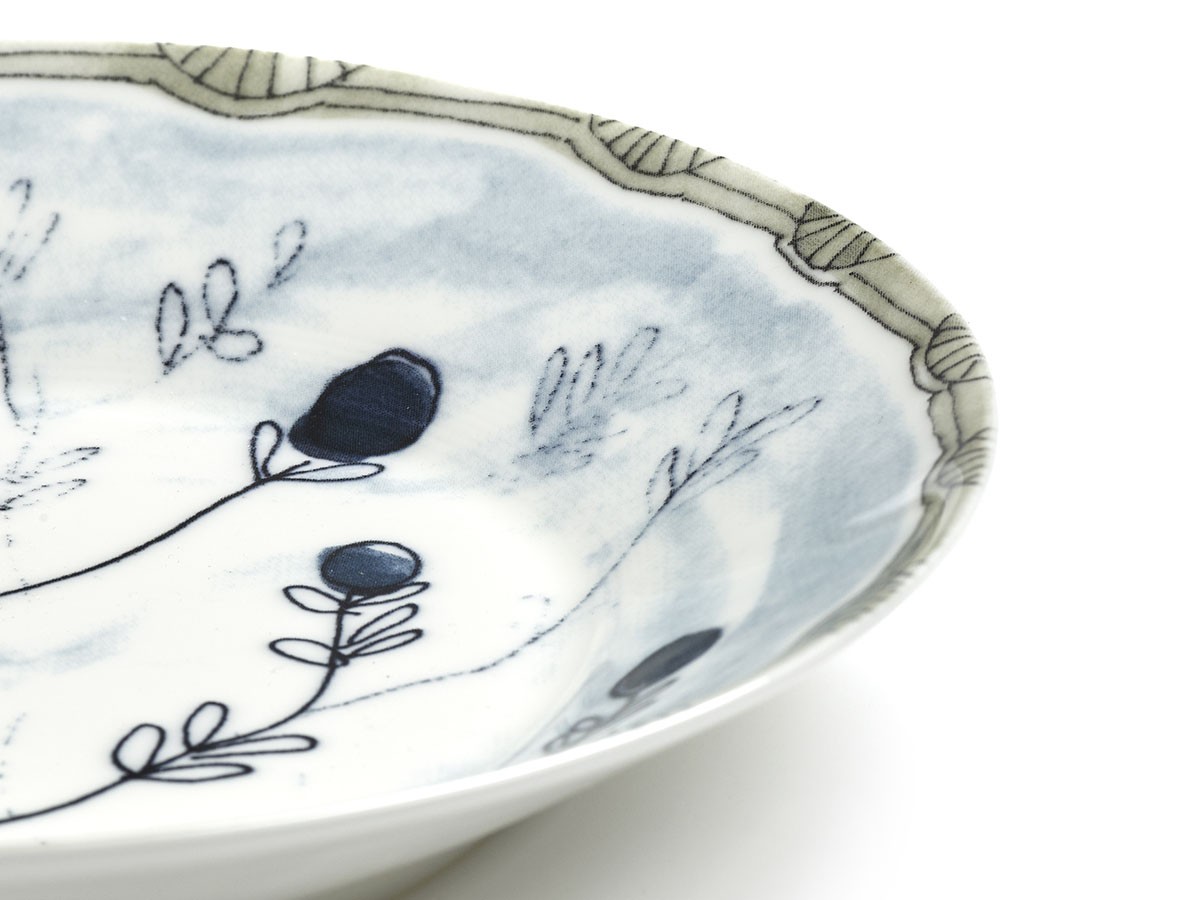 MIDNIGHT FLOWERS by MARNI
Deep Plate M Mirtillo Tea / ミッドナイトフラワーズ バイ マルニ
ディーププレート M ミルティッロティー 22cm （食器・テーブルウェア > お椀・ボウル） 9
