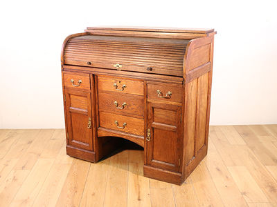 Lloyd's Antiques ‎Real Antique Roll Top Desk / ロイズ