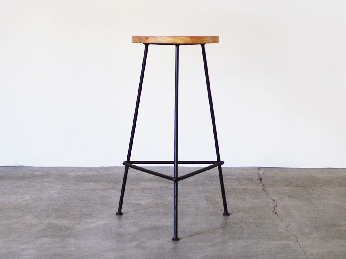 LIFE FURNITURE SL IRON HIGH STOOL / ライフファニチャー SL アイアン 