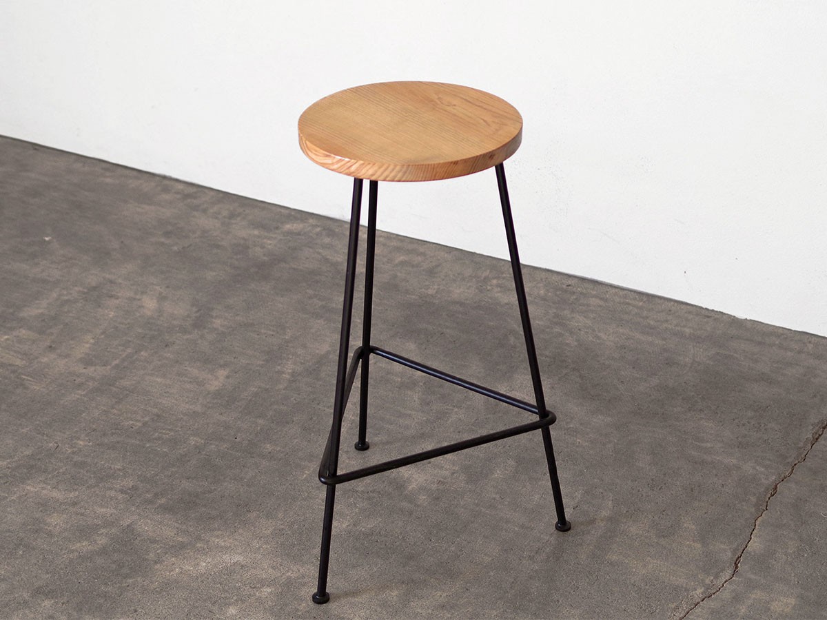 LIFE FURNITURE SL IRON HIGH STOOL / ライフファニチャー SL アイアン ハイスツール （チェア・椅子 > カウンターチェア・バーチェア） 5