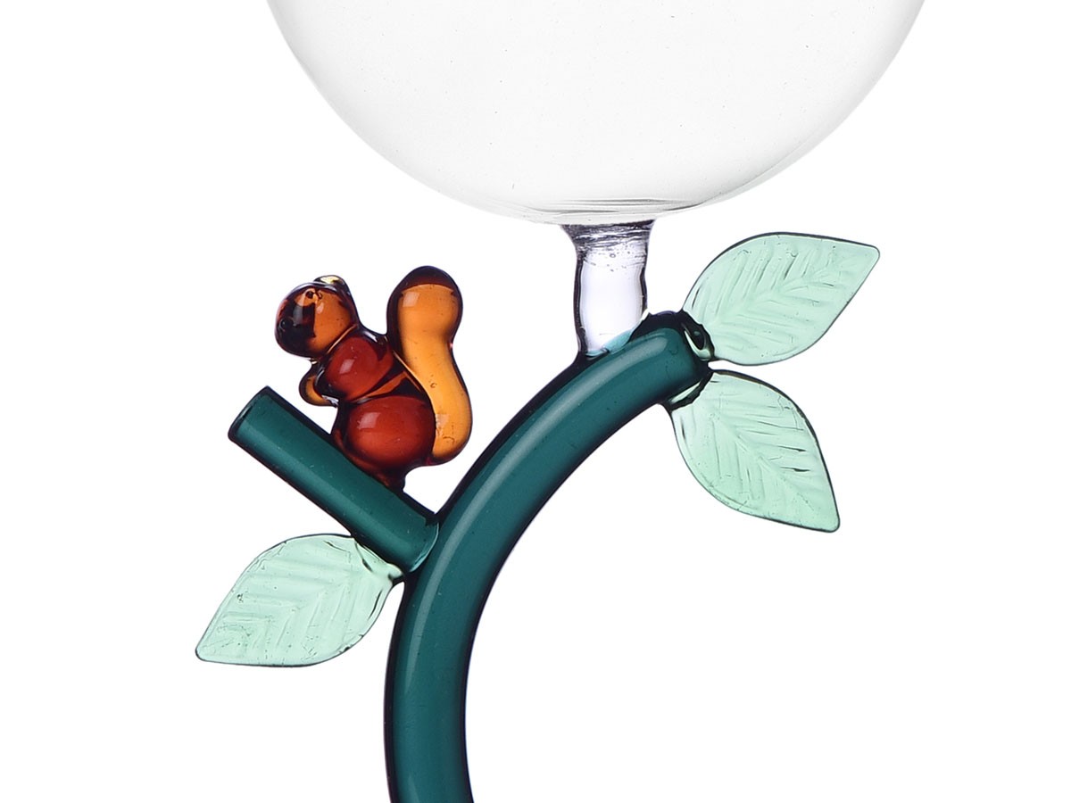 ICHENDORF MILANO Animal Farm Goblet 
Squirrel / イッケンドルフ・ミラノ アニマルファーム ゴブレット 
リス 350ml （食器・テーブルウェア > タンブラー・グラス） 2