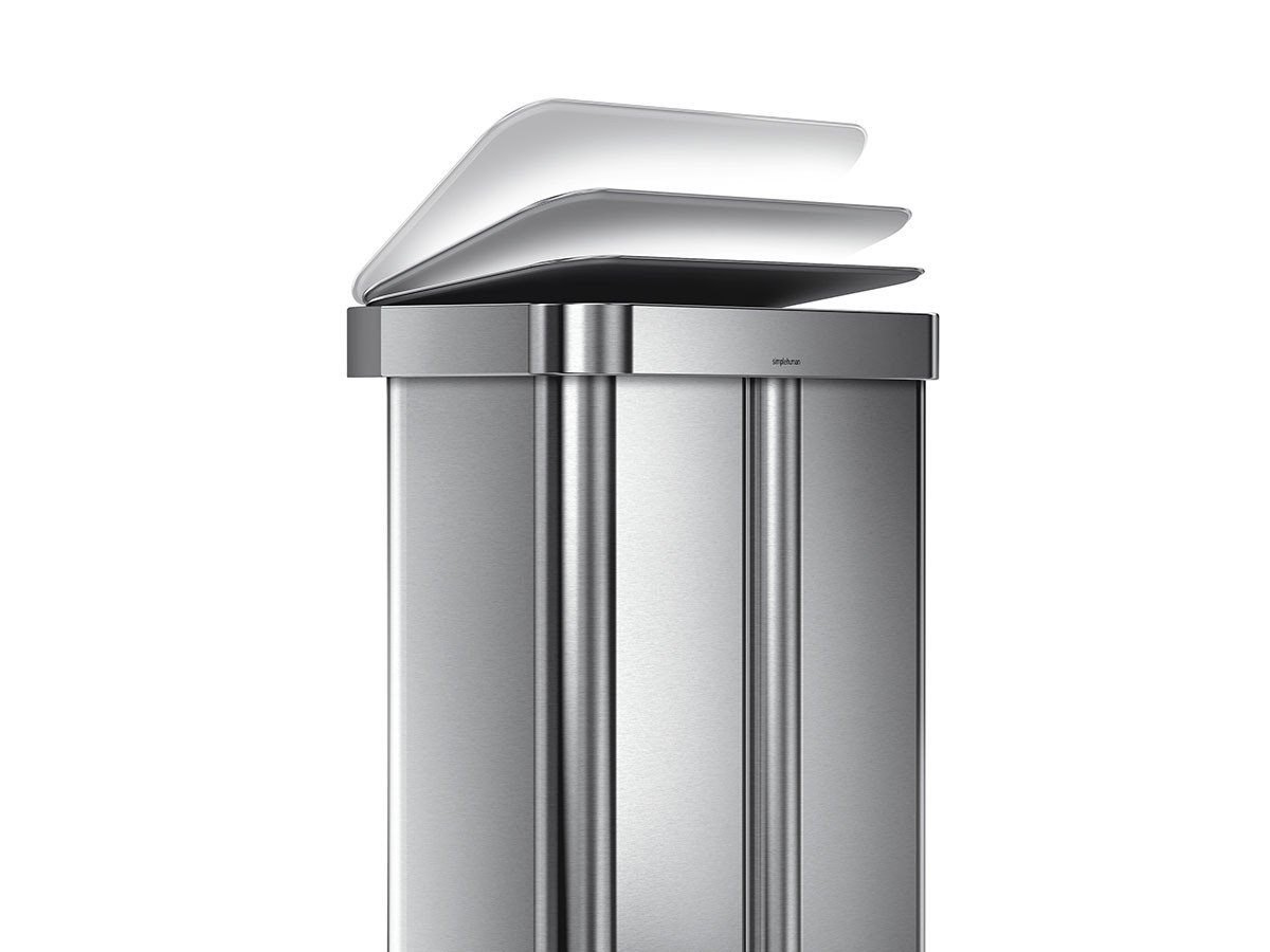 simplehuman Dual Compartment Rectangular Step Can / シンプルヒューマン レクタンギュラー ステップカン 58L リサイクラー （ごみ箱・玄関小物 > ごみ箱・ダストボックス） 26