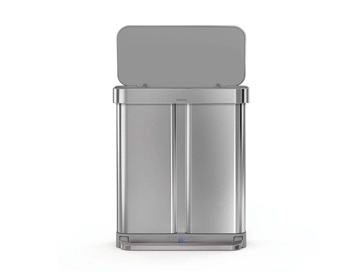 simplehuman Dual Compartment Rectangular Step Can / シンプルヒューマン レクタンギュラー ステップカン 58L リサイクラー （ごみ箱・玄関小物 > ごみ箱・ダストボックス） 19