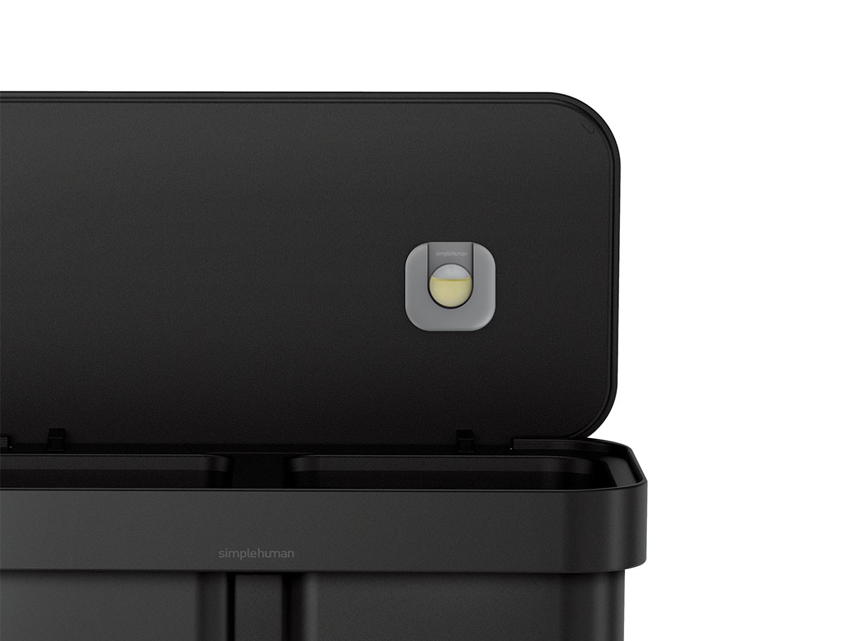 simplehuman Dual Compartment Rectangular Step Can / シンプルヒューマン レクタンギュラー ステップカン 58L リサイクラー （ごみ箱・玄関小物 > ごみ箱・ダストボックス） 34