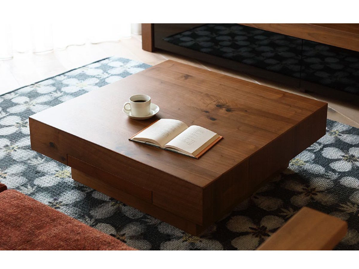 HIRASHIMA CHOCOLAT Living Table / ヒラシマ ショコラ リビングテーブル 木天板 （テーブル > ローテーブル・リビングテーブル・座卓） 8