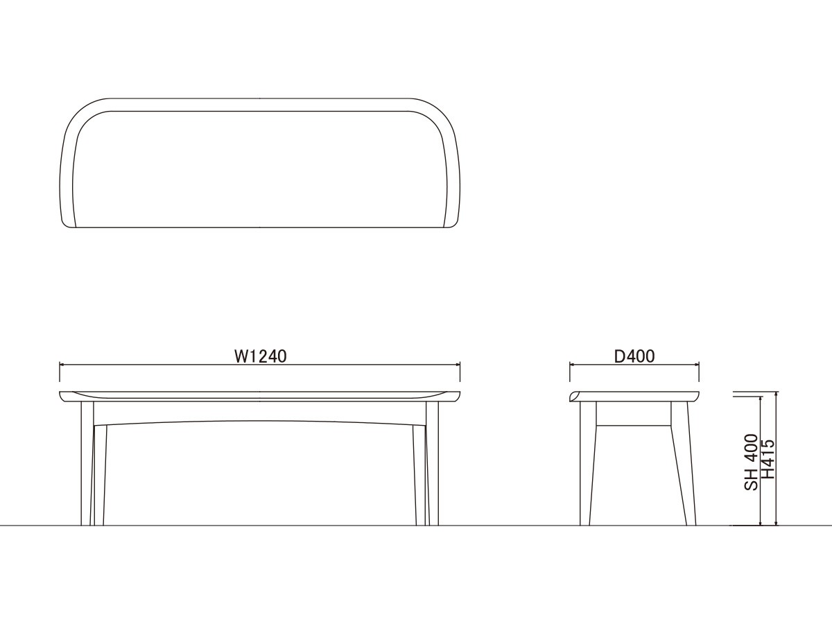 BENCH / ベンチ #117253 （チェア・椅子 > ベンチ） 10