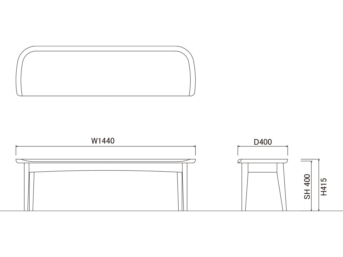 BENCH / ベンチ #117253 （チェア・椅子 > ベンチ） 11