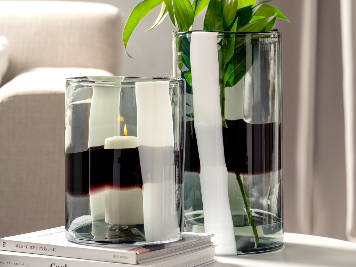 LEONARDO BANDA NERA Vase / レオナルド バンダ ネーラ ベース 高さ26cm （花器・プランター・グリーン > 花瓶・フラワーベース） 5