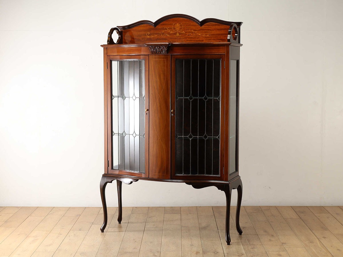 Lloyd's Antiques Real Antique 
Art Nouveau Serpentine Cabinet