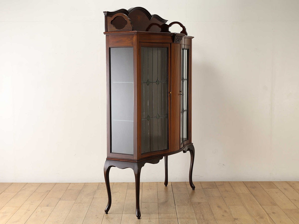Lloyd's Antiques Real Antique 
Art Nouveau Serpentine Cabinet / ロイズ・アンティークス 英国アンティーク家具
アールヌーヴォー サーペンタインキャビネット （収納家具 > キャビネット） 3