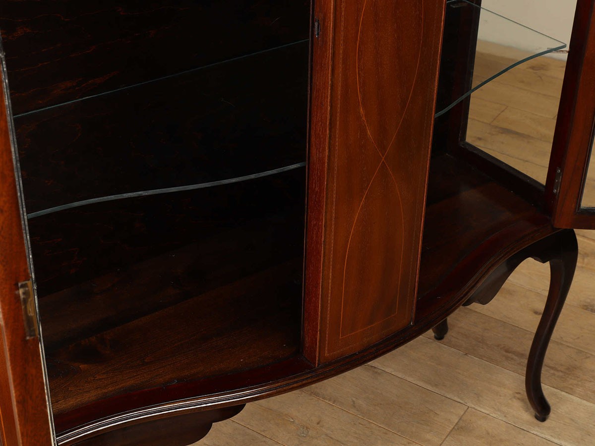 Lloyd's Antiques Real Antique 
Art Nouveau Serpentine Cabinet / ロイズ・アンティークス 英国アンティーク家具
アールヌーヴォー サーペンタインキャビネット （収納家具 > キャビネット） 7