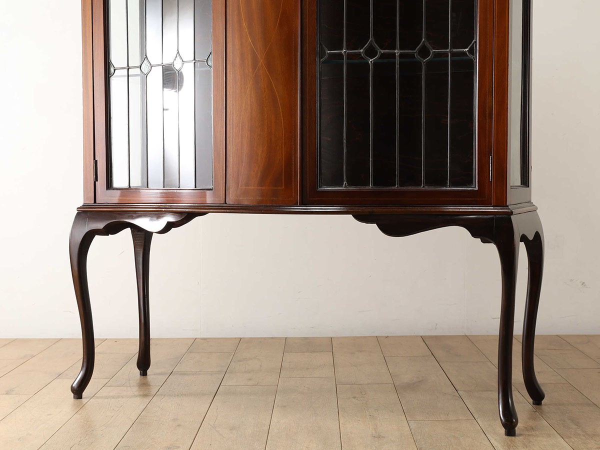 Lloyd's Antiques Real Antique 
Art Nouveau Serpentine Cabinet / ロイズ・アンティークス 英国アンティーク家具
アールヌーヴォー サーペンタインキャビネット （収納家具 > キャビネット） 18