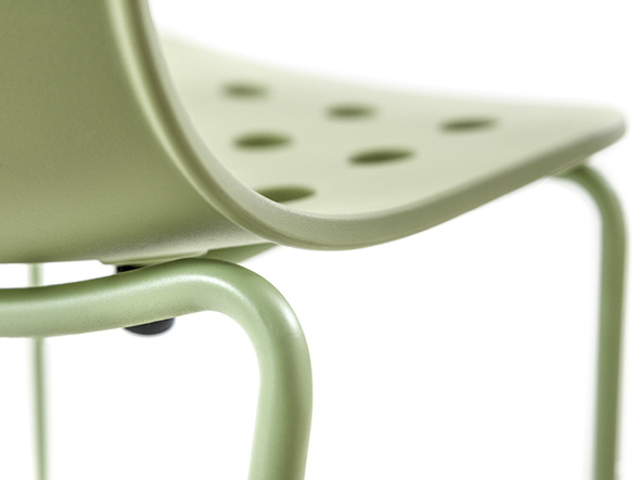 TOOU HOLI Counter Chair Low / トゥー ホリ カウンターチェア 穴あきシェル 高さ100cm （チェア・椅子 > カウンターチェア・バーチェア） 10