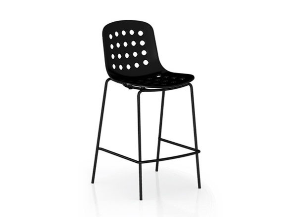 TOOU HOLI Counter Chair Low / トゥー ホリ カウンターチェア 穴あきシェル 高さ100cm （チェア・椅子 > カウンターチェア・バーチェア） 1