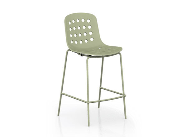 TOOU HOLI Counter Chair Low / トゥー ホリ カウンターチェア 穴あきシェル 高さ100cm （チェア・椅子 > カウンターチェア・バーチェア） 4