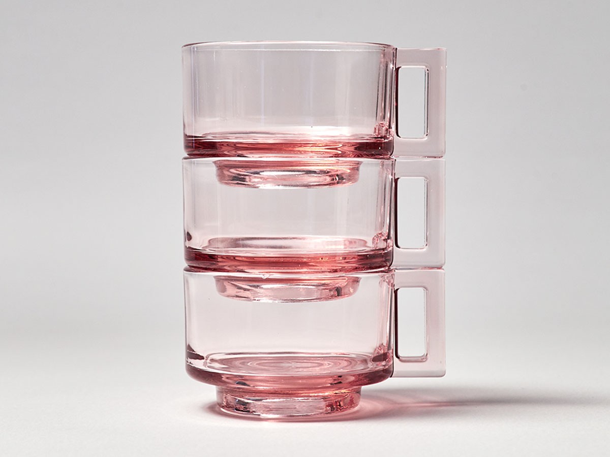 ARNO GLASS Cup & Saucer Pink / アルノグラス カップ & ソーサー（ピンク） （食器・テーブルウェア > コーヒーカップ・ティーカップ） 10
