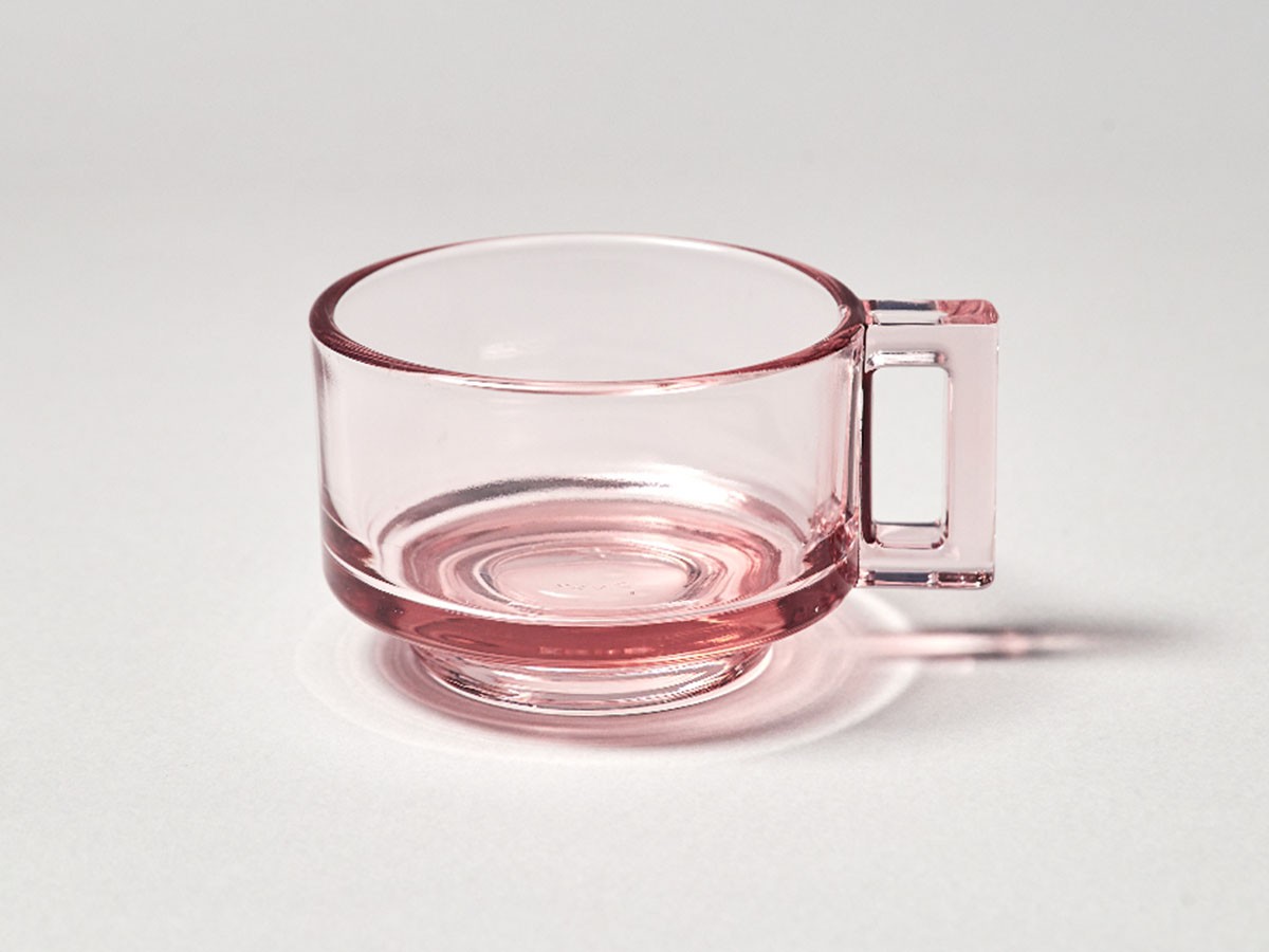 ARNO GLASS Cup & Saucer Pink / アルノグラス カップ & ソーサー（ピンク） （食器・テーブルウェア > コーヒーカップ・ティーカップ） 9
