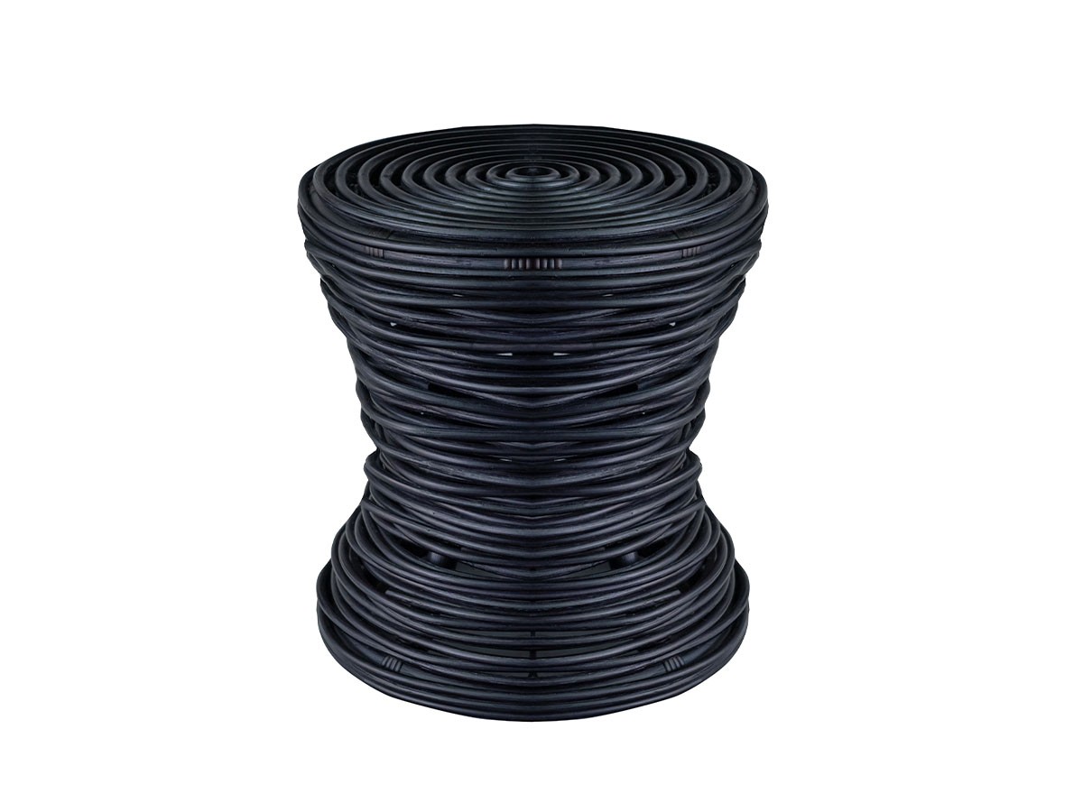 SHIKADA SHITSURAI RATTAN KK Series Spiral Stool
