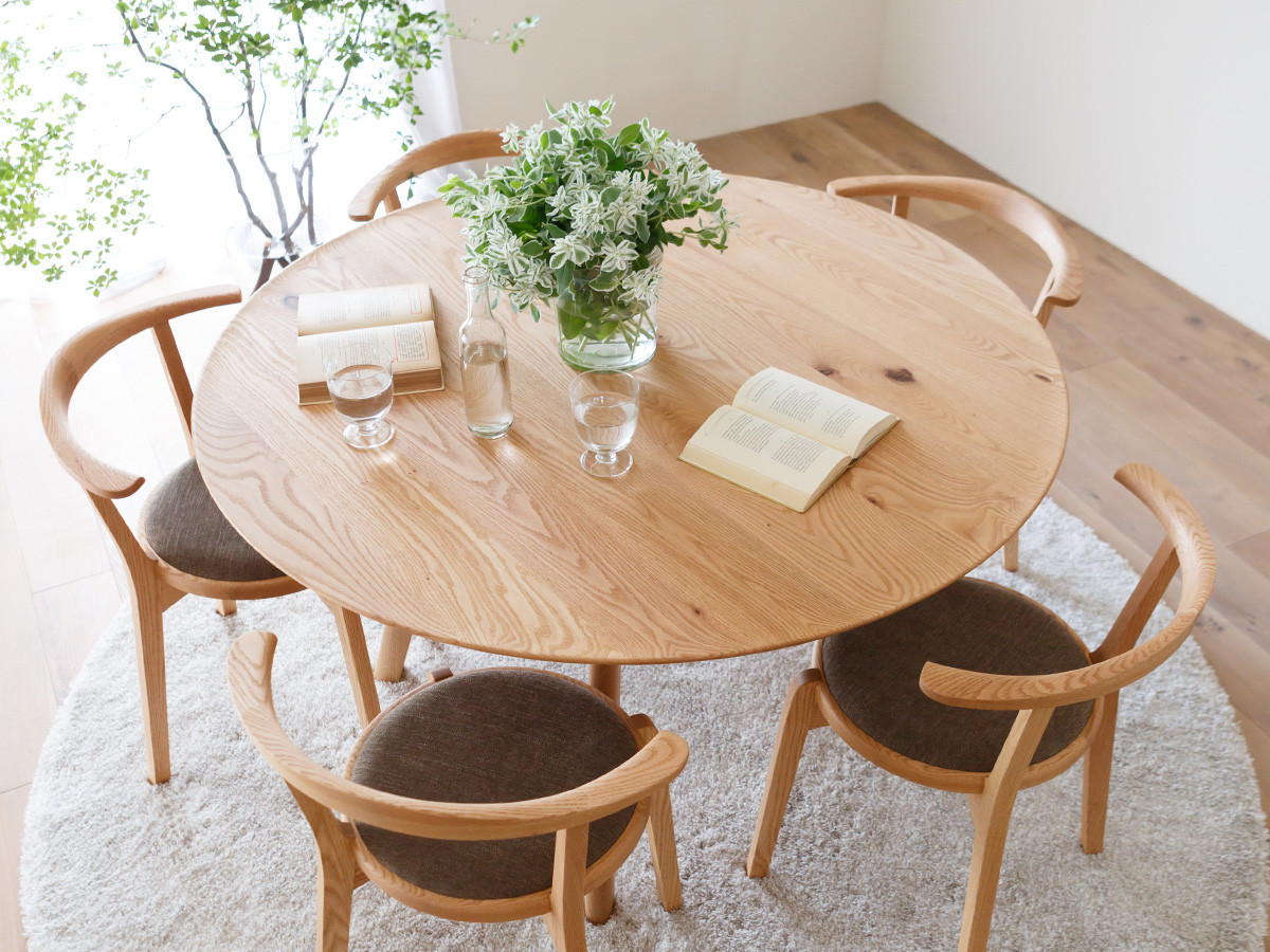 HIRASHIMA AGILE Circle Dining Table / ヒラシマ アジレ サークルダイニングテーブル （テーブル > ダイニングテーブル） 7