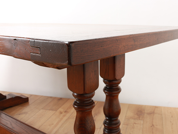 Lloyd's Antiques Reproduction Series
Big Oak Dining Table / ロイズ・アンティークス リプロダクションシリーズ
ビッグオーク ダイニングテーブル 幅180cm（ツインピラー） （テーブル > ダイニングテーブル） 8