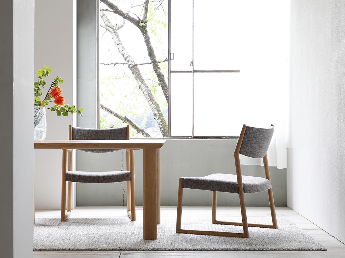 日進木工 SLOW Low Living Dining Chair / にっしんもっこう スロウ  ローリビングダイニングチェア （チェア・椅子 > ダイニングチェア） 2