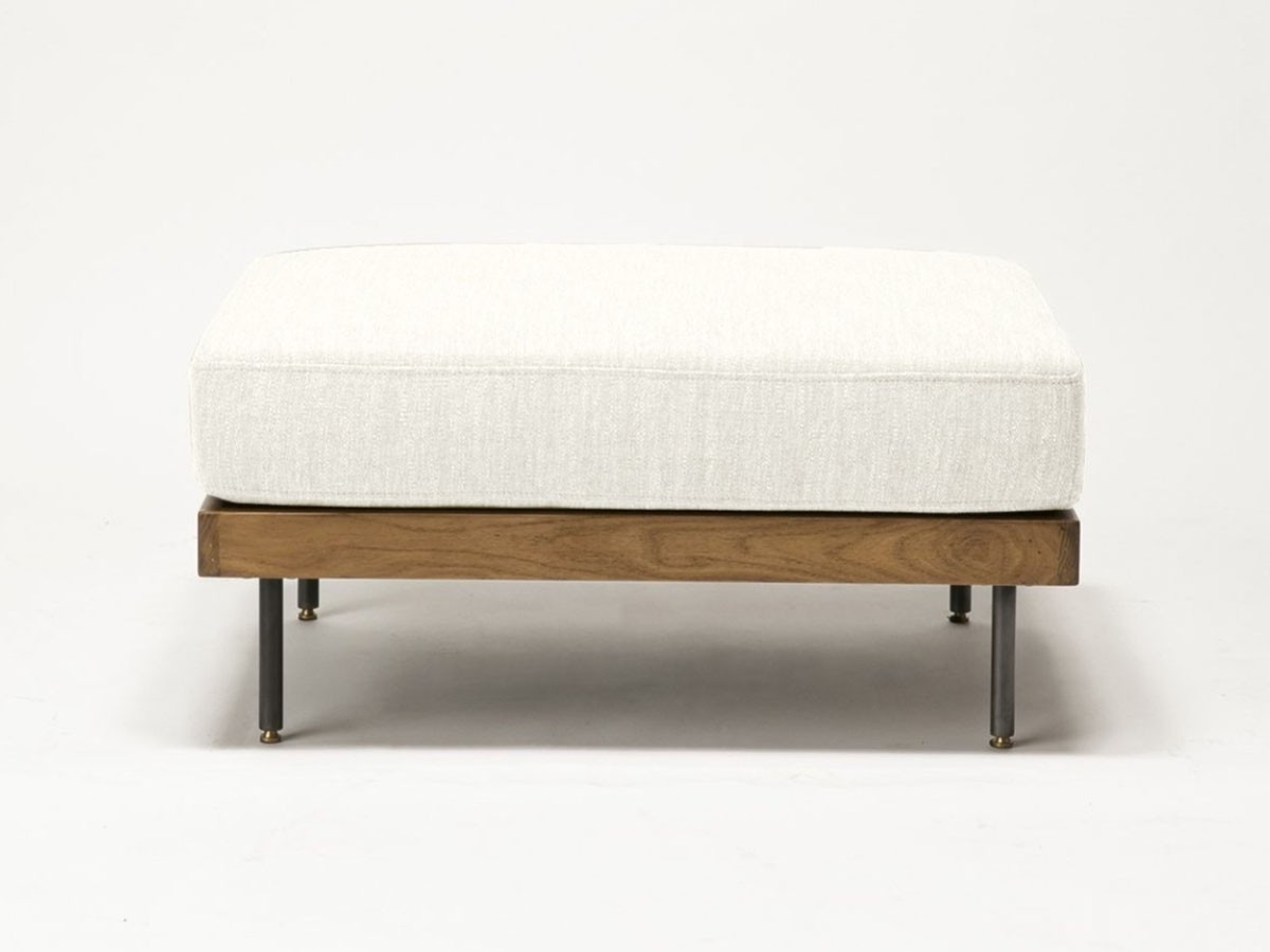 模様替えのため出品です☺︎J.S.Furniture / LILLE OTTOMAN ホワイト