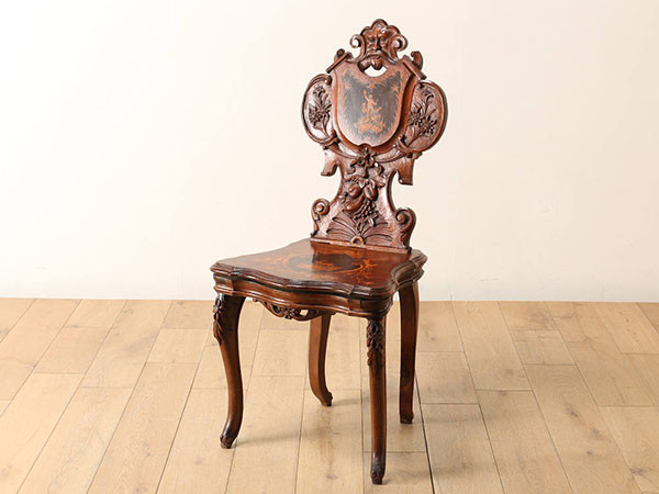 Lloyd's Antiques Real Antique Black Forest Hallchair / ロイズ