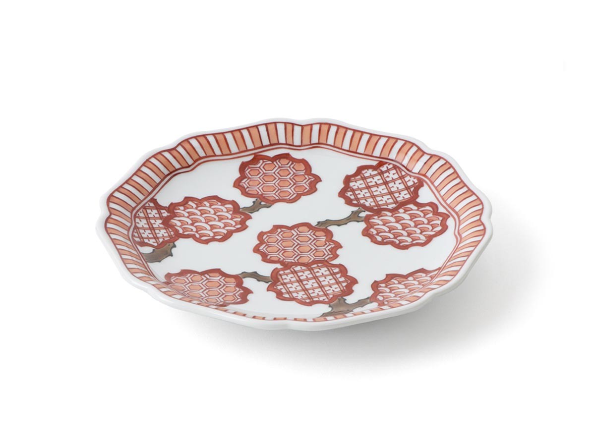 源右衛門窯 赤絵桜地紋 銘々皿 / げんえもんがま 赤絵桜地紋 銘々皿 （食器・テーブルウェア > 皿・プレート） 4